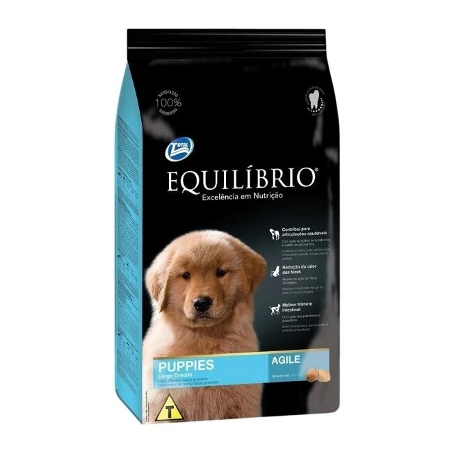 Alimento Equilibrio Puppies Raza Grande 15 kg
