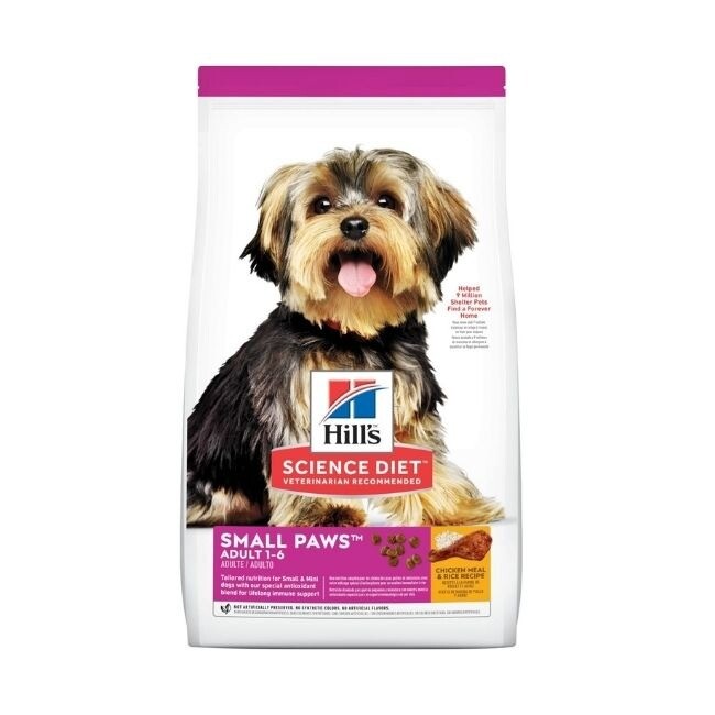 Alimento Hills Adult Small Paws Chicken 4,5 lb