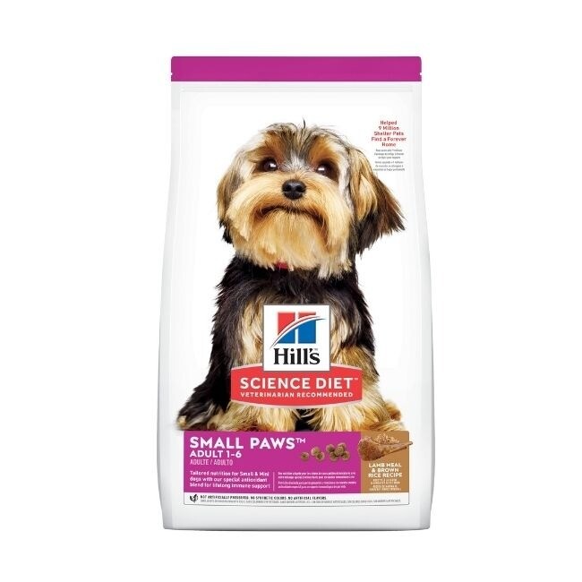 Alimento Hills Adult Small Paws LyR 4,5 lb
