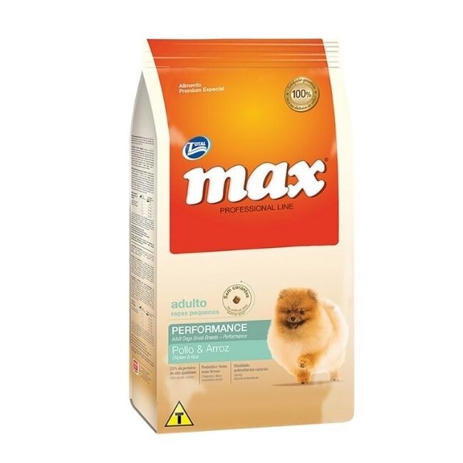 Alimento Max Adulto Razas Pequeñas Performance Pollo 8 kg