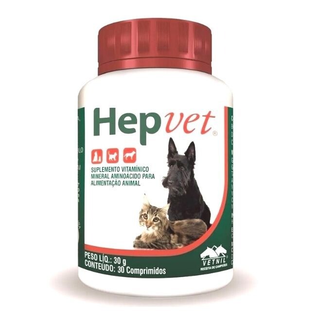 Hepvet 30 Comprimidos 30 gr