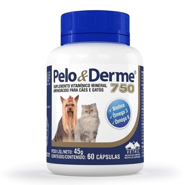 Pelo y Derme Pet 750 60 Capsulas